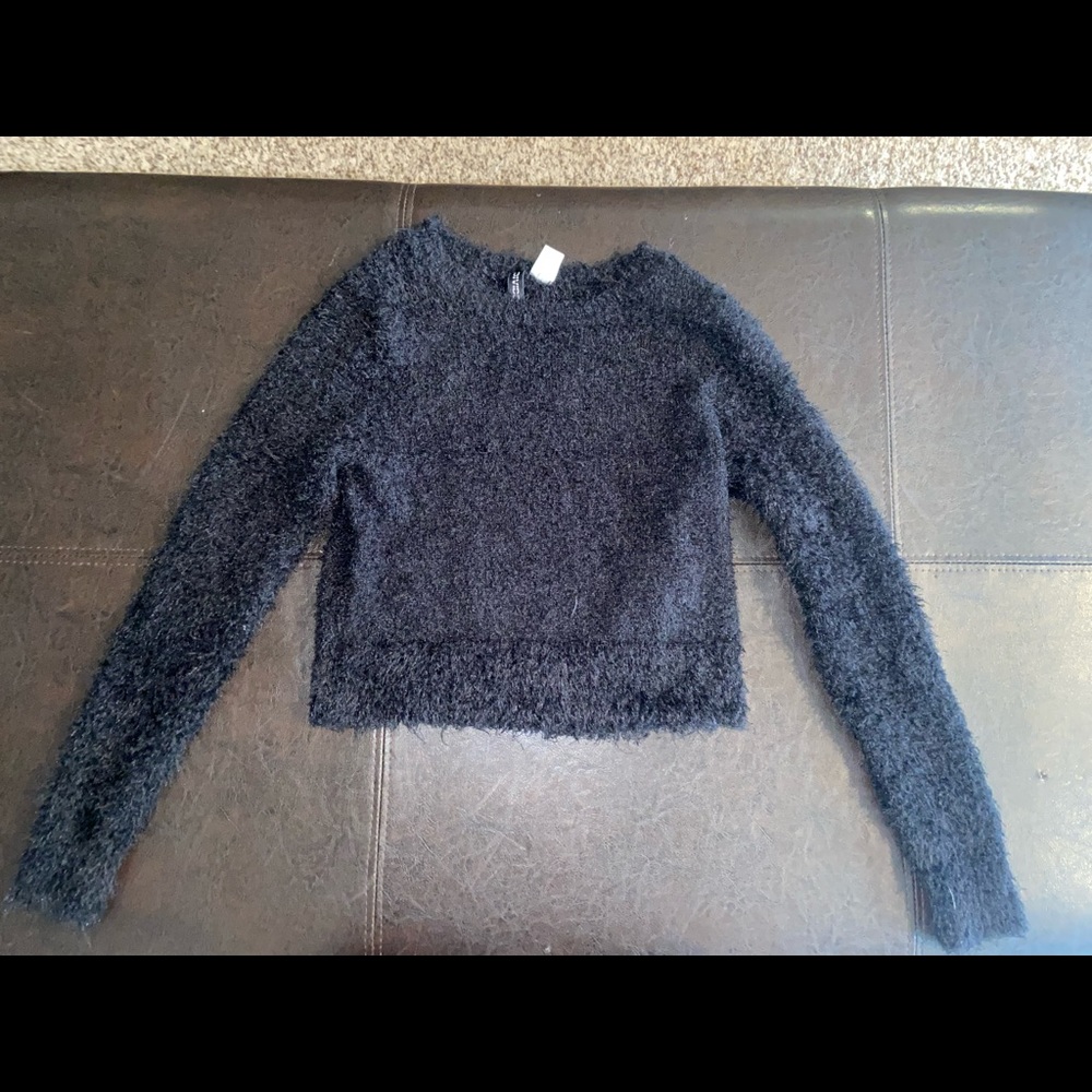 fuzzy sweater